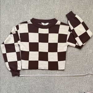 H&M Chocolate Brown Knit Sweater